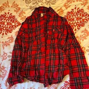 Victoria’s Secret Long sleeve button up pajama shirt